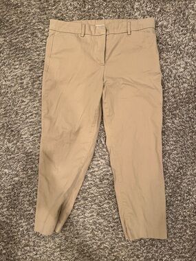 Liz Claiborne Tan Khaki Straight Chinos